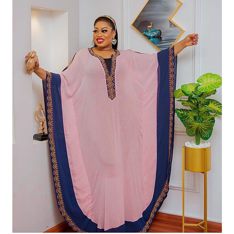 HDAfricanDress Plus Size African Party Dresses For Women Dashiki Ankara Outfits Gown Kaftan 2023 108