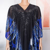 HDAfricanDress African Print Long Dress For Women Plus Size 2023 Summer Chiffon Maxi Robe Abayas 106