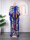 HDAfricanDress African Dresses For Women Traditional Dashiki Ankara Outfits Gown 2023 Kaftan Chiffon Dress 1011