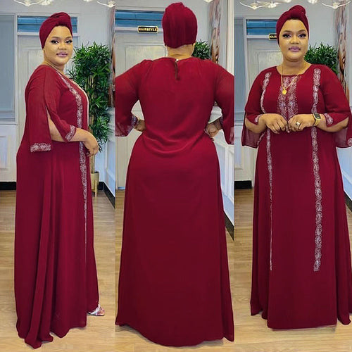 HDAfricanDress African Women Plus Size Wedding Party Long Dress Turkey Dashiki Ankara Femme Robe 101
