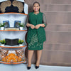 HDAfricanDress 2 PCS Set African Dresses For Women Mermaid Elegant Gowns With Coat Ankara Robe 2023 1014