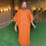 HDAfricanDress African Dresses For Women Dashiki Ankara Outfits Gown Abayas Muslim Kaftan Long Dress 1011
