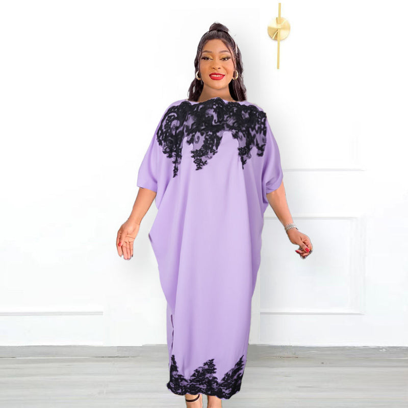HDAfricanDress African Dresses For Women Traditional 2024 Dashiki Ankara Abayas Muslim Kaftan Dress 108