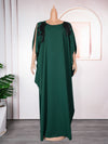 HDAfricanDress Abayas For African Women 2024 Muslim Caftan Marocain Party Dresses Boubou Robe 1011