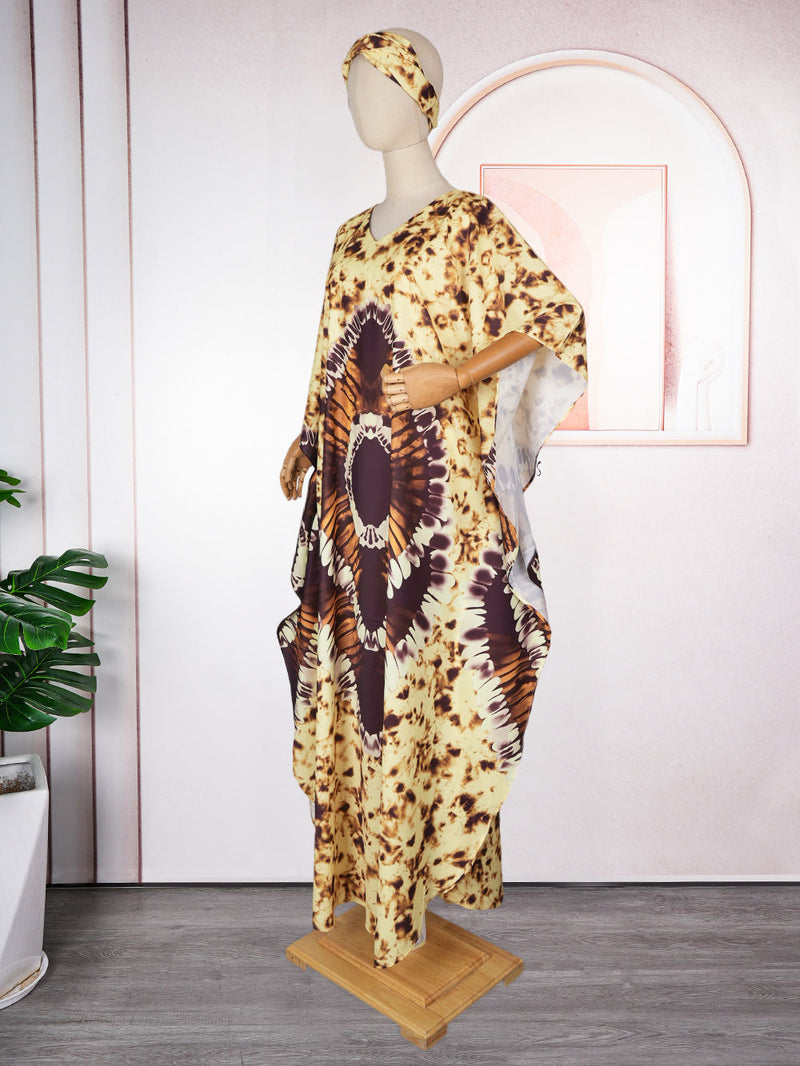 HDAfricanDress African Dresses For Women Dashiki Ankara Outfits Robe Muslim Kaftan Maxi Dress 2024 103