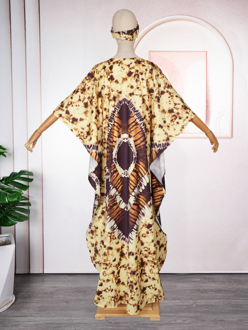 HDAfricanDress African Dresses For Women Dashiki Ankara Outfits Robe Muslim Kaftan Maxi Dress 2024 104