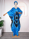 HDAfricanDress African Dresses For Women Dashiki Ankara Outfits Robe Muslim Kaftan Maxi Dress 2024 1012