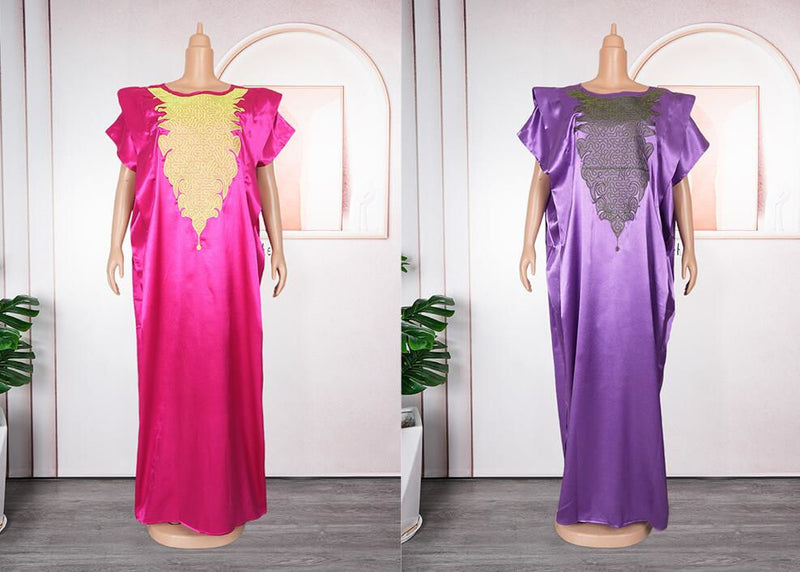 HDAfricanDress African Dresses For Women Traditional Ankara Outfits Abayas Muslim Kaftan Dress 2024 107