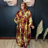 HDAfricanDress African Dresses For Women Muslim Print Boubou Dashiki Abayas Kaftan Hooded Robe 2024 108
