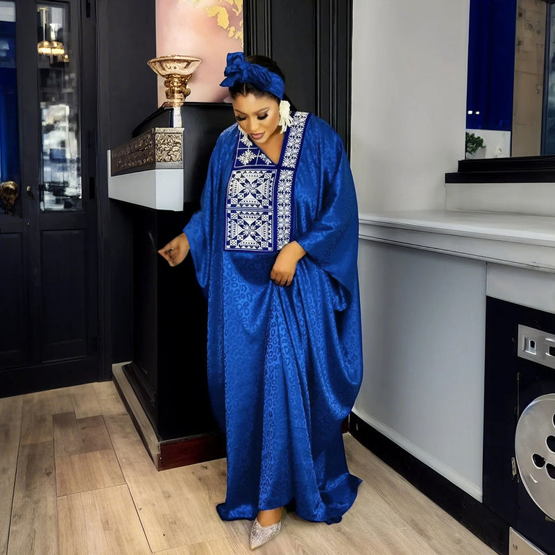 HDAfricanDress Abayas For Women Dubai Luxury 2024 African Muslim Caftan Boubou Robe Djellaba Femme 1012