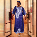 HDAfricanDress African Dresses For Women 2024 Ankara Caftan Boubou Abayas Dashiki Bazin Evening Gown 101