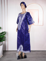 HDAfricanDress African Dresses For Women 2024 Ankara Caftan Boubou Abayas Dashiki Bazin Evening Gown 103