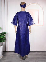 HDAfricanDress African Dresses For Women 2024 Ankara Caftan Boubou Abayas Dashiki Bazin Evening Gown 104