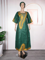 HDAfricanDress African Dresses For Women 2024 Ankara Caftan Boubou Abayas Dashiki Bazin Evening Gown 114