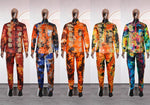 HDAfricanDress African Men 2024 New Arrivals Tie Dye Top Pant 2 Pieces Party Clothes Broderie Model Homme 109