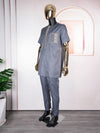 HDAfricanDress 2024 New African Men Top Pant 2 Pieces Set Clothes Wedding Party Agbada Dashiki Clothes 103