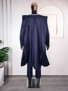 HDAfricanDress African Men Shirt Pant 3 Pcs Set Broderie Model Bazin Homme 2024 Boubou Dashiki Clothes 104