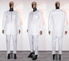 HDAfricanDress New Arrivals 2024 Broderie Model Bazin Homme African Men Dashiki Top Pant Clothing 1012