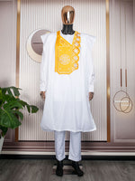 HDAfricanDress Muslim Dashiki Men Bazin Boubou Homme Agbada Styles Plus Size Clothes 2023 102