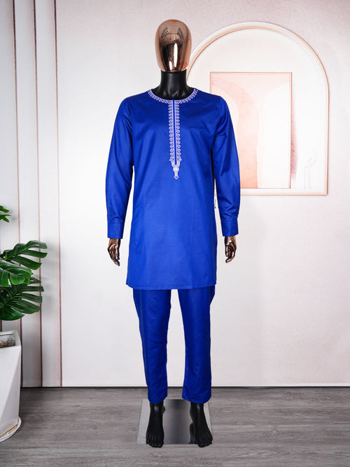 HDAfricanDress African Men 2024 Model Bazin Boubou Agbada Homme Muslim Ramadan Wedding Party Clothes 111