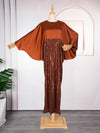 HDAfricanDress African Women 2024 Muslim Kaftan Abayas Boubou Robe Dashiki Ankara Sequin Outfits 103