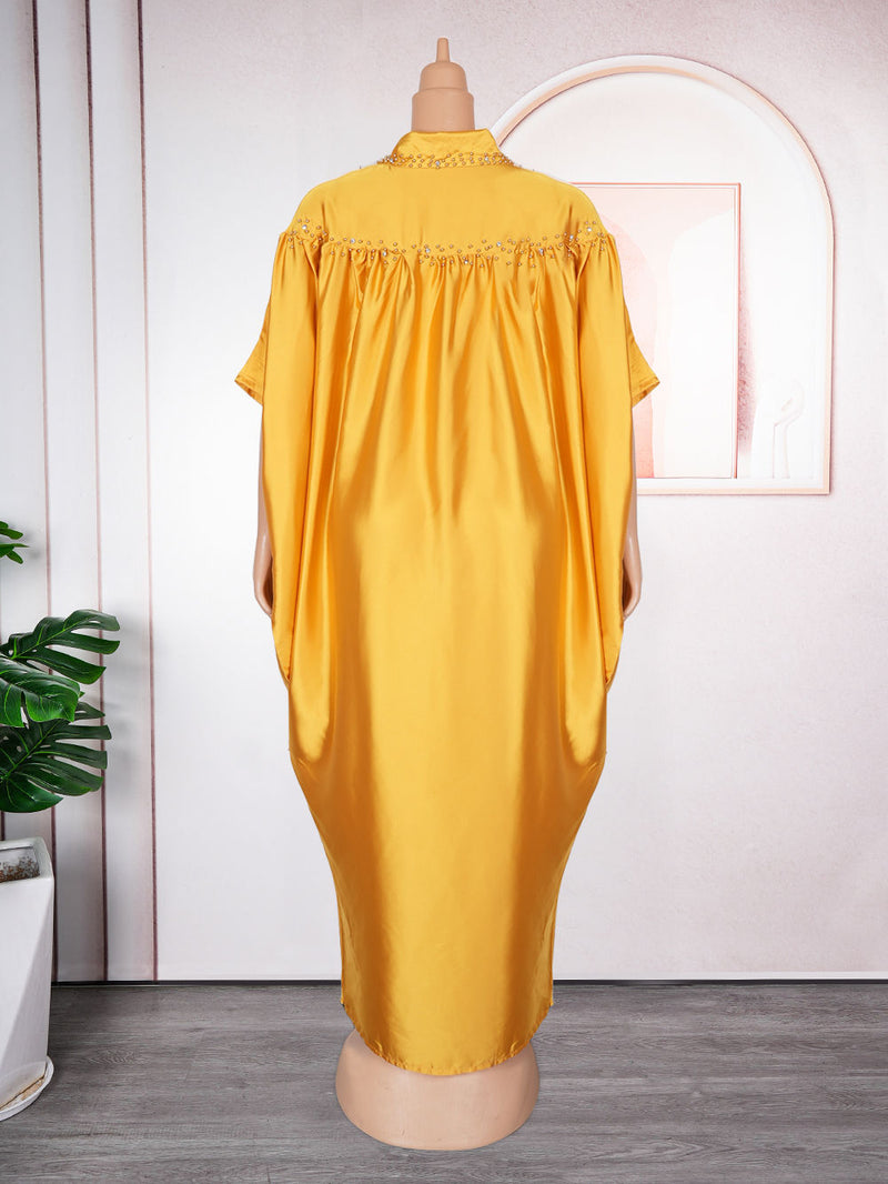 HDAfricanDress Abayas For Women Dubai 2024 African Muslim Dress Caftan Marocain Boubou Djellaba Femme 105