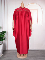 HDAfricanDress Abayas For Women Dubai 2024 African Muslim Dress Caftan Marocain Boubou Djellaba Femme 1014