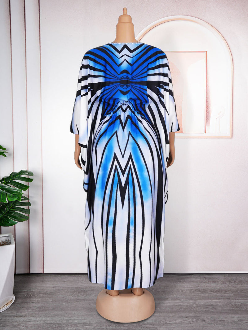 HDAfricanDress African Women 2024 Summer Kaftan Chiffon Dress hdafricandress HDAfricanDress African Women 2024 Summer Kaftan Chiffon Dress hdafricandress