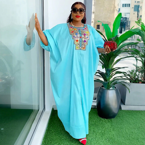 HDAfricanDress African Dresses For Women Traditional Africa Abayas Robe Muslim Kaftan Long Dress 2024 101