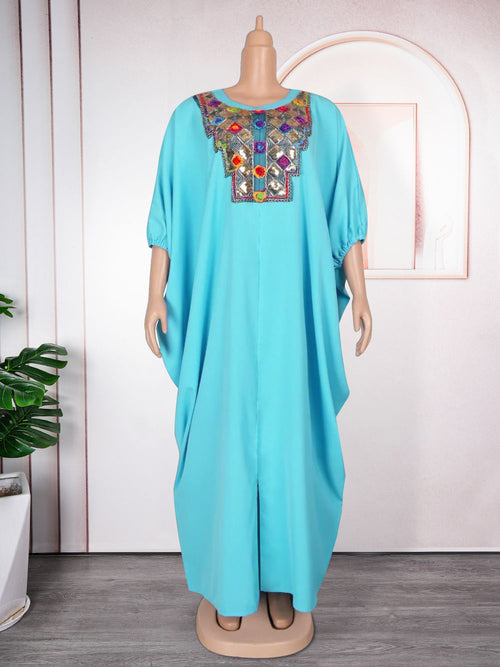 HDAfricanDress African Dresses For Women Traditional Africa Abayas Robe Muslim Kaftan Long Dress 2024 102
