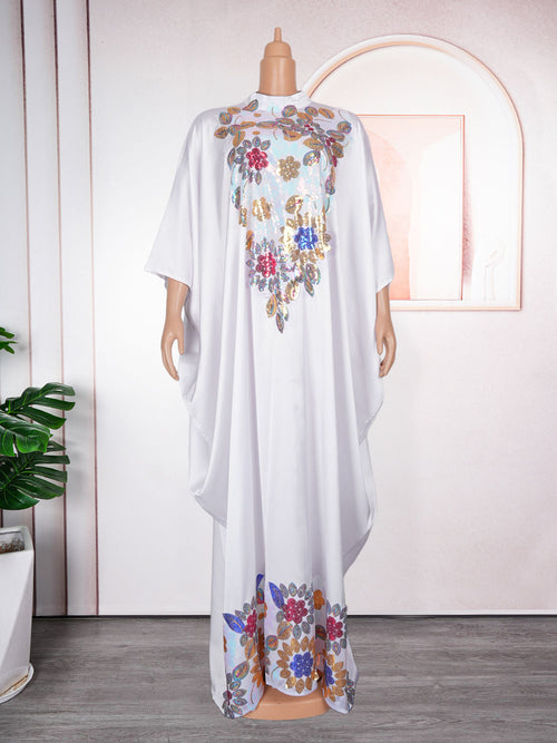 HDAfricanDress African Dresses For Women Ankara Gown Abayas  Muslim Kaftan Maxi Long Dress 2024 102