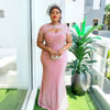 HDAfricanDress Plus Size African Party Dresses For Women Bodycon Elegant Turkey Evening Robe 2024 1012