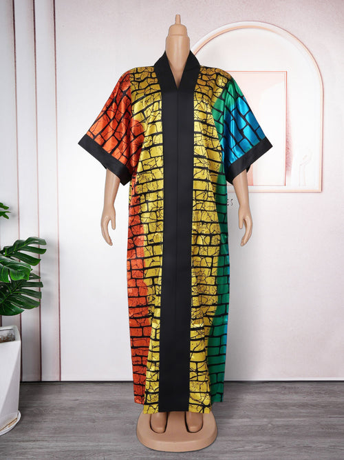 HDAfricanDress African Dresses For Women Outfits Gown Abayas Robe Muslim Kaftan Long Dress 2024 102