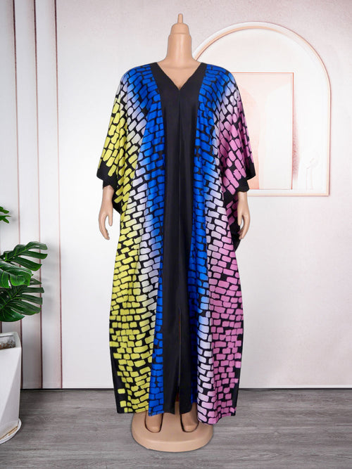 HDAfricanDress African Dresses For Women Ankara Abayas Robe Muslim Kaftan Maxi Long Dress 2024 102