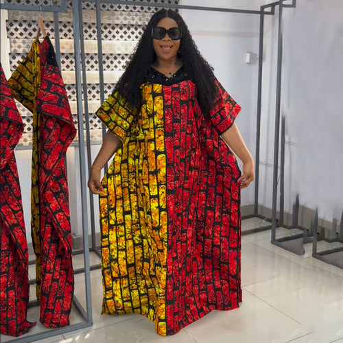 HDAfricanDress Abayas For Women Dubai 2024 African Muslim Fashion Dress Caftan Marocain Dresses 101