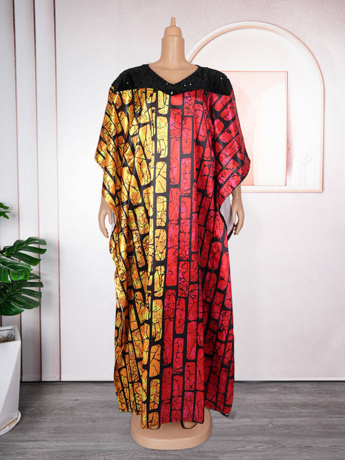 HDAfricanDress Abayas For Women Dubai 2024 African Muslim Fashion Dress Caftan Marocain Dresses 102