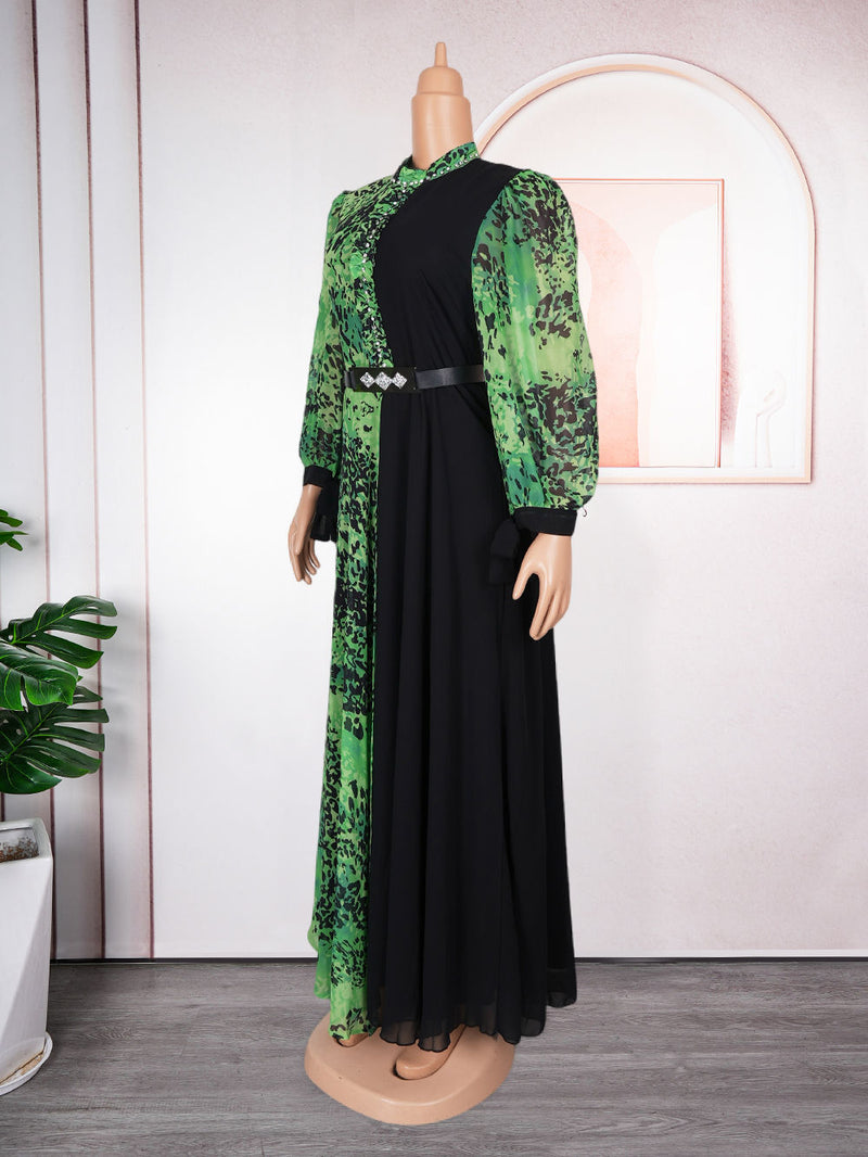 HDAfricanDress Elegant African Women 2024 Long Sleeve Dress – hdafricandress