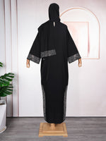 HDAfricanDress Abayas For Women Dubai Luxury 2024 African Muslim Fashion Caftan Marocain Party Dresses 104