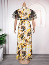 HDAfricanDress African Dresses For Women 2024 Plus Size Evening Party Long Dress Africa Maxi Dress 104