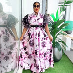 HDAfricanDress African Dresses For Women 2024 Plus Size Evening Party Long Dress Africa Maxi Dress 1013