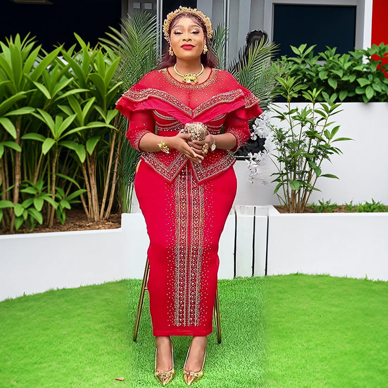 HDAfricanDress Elegant African Dresses Women 2025 Turkey Dress – hdafricandress HDAfricanDress Elegant African Dresses Women 2025 Turkey Dress – hdafricandress