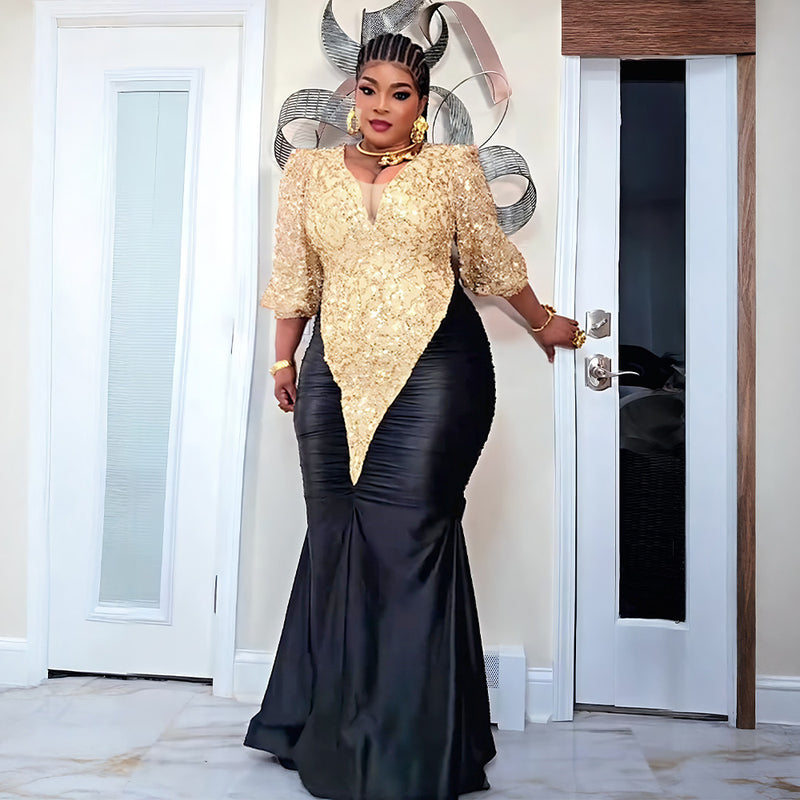 HDAfricanDress Elegant Bodycon Mermaid Maxi Robe Turkey Gown2026 hdafricandress HDAfricanDress Elegant Bodycon Mermaid Maxi Robe Turkey Gown2026 hdafricandress