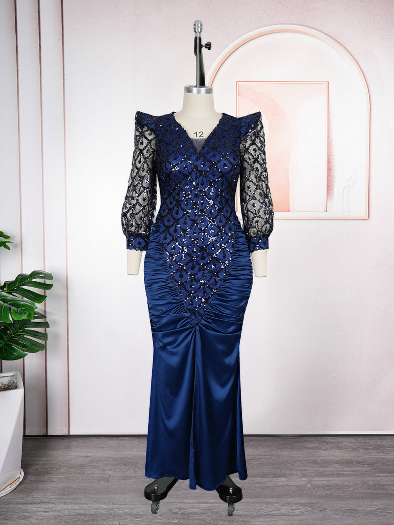 HDAfricanDress Elegant Bodycon Mermaid Maxi Robe Turkey Gown2026 –  hdafricandress