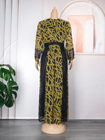 HDAfricanDress Plus Size African Party Dresses For Women 2023 New Fashion Dashiki Ankara Lace Maxi Dress 604