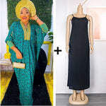 HDAfricanDress Elegant African Dresses For Women Ankara Long Dresses 2023 Lace Outfits Kaftan 106