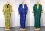 HDAfricanDress Elegant African Dresses For Women Ankara Long Dresses 2023 Lace Outfits Kaftan 302