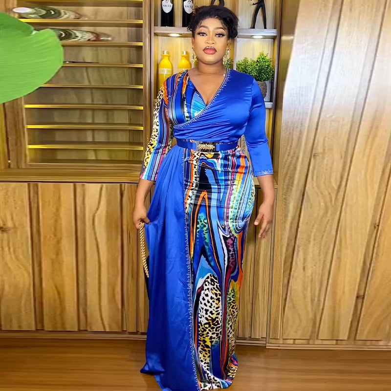 knee length dresses for ladies HDAfricanDress Turkey African Long Dresses For Women Party – hdafricandress