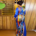 HDAfricanDress Turkey African Long Dresses For Women Wedding Party Evening Gown Plus Size Dress 103