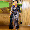 HDAfricanDress Turkey African Long Dresses For Women Wedding Party Evening Gown Plus Size Dress 106