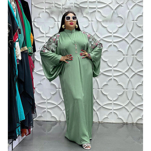 HDAfricanDress Kaftan Dubai Abaya Turkey Muslim Dress Elegant African Dresses For Women 601